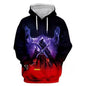 3d digital printing street men's crown sweatshirt