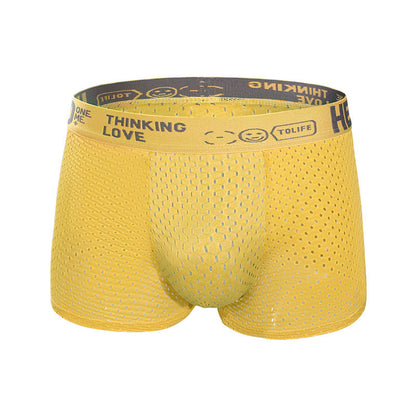 Breathable Ice Mesh Men's Boxer Briefs