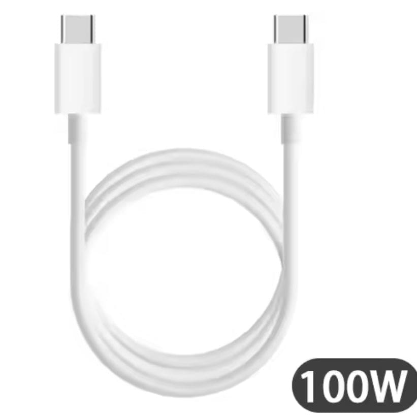 Type C to Type C (1m) Charger Cable For Samsung Devices (White) 9eight5