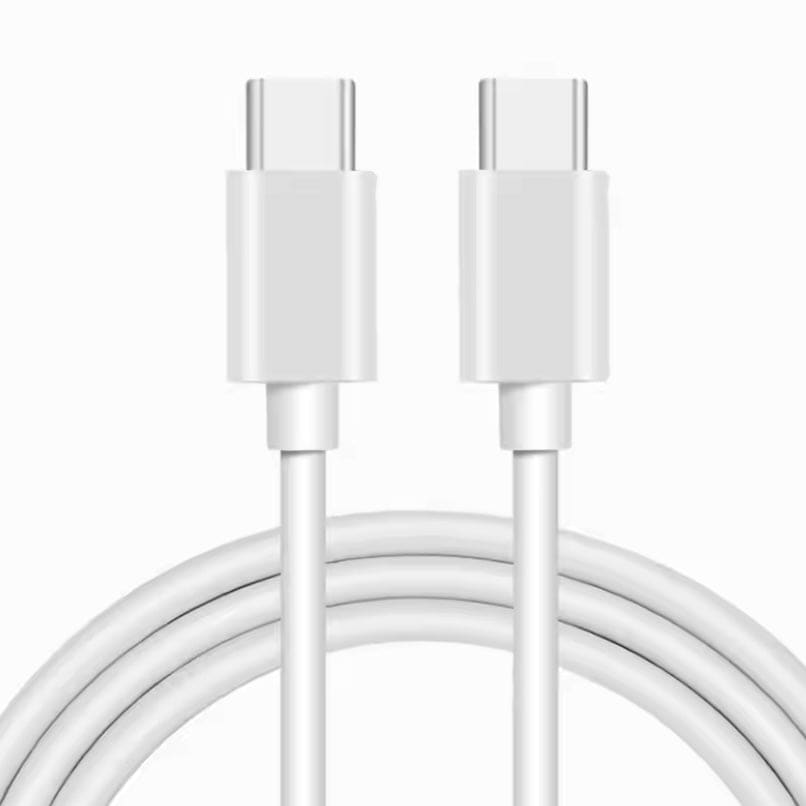Type C to Type C (2m) Charger Cable For Samsung Devices (White) 9eight5