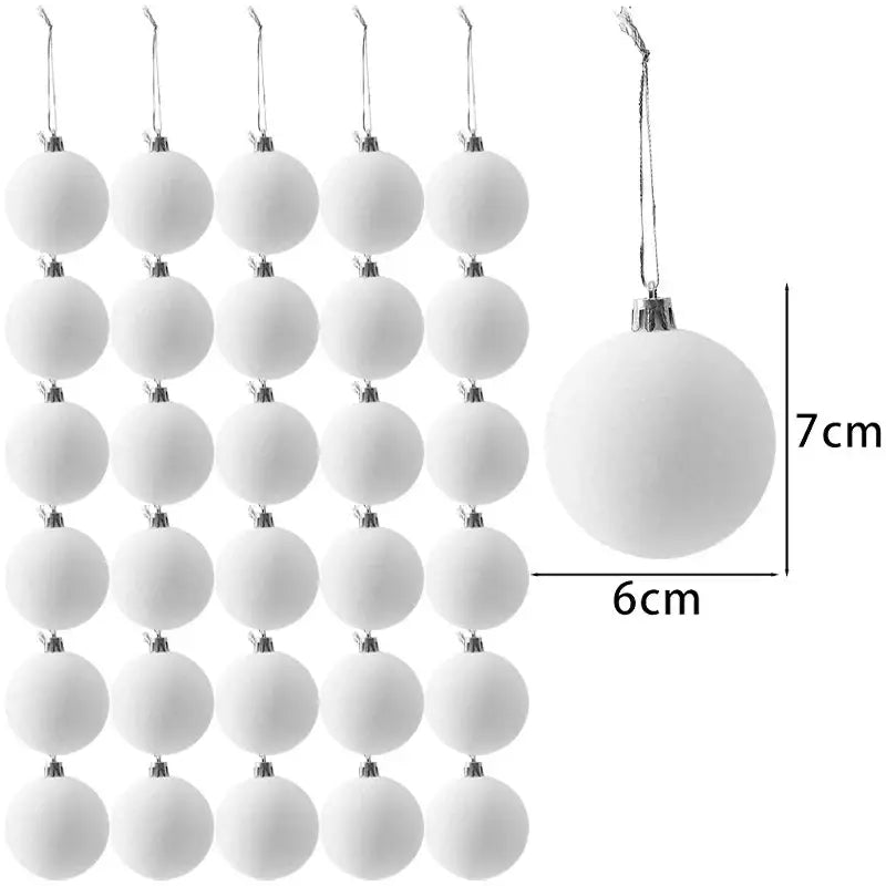 Christmas Balls – Tree Hanging Ornaments Habicare
