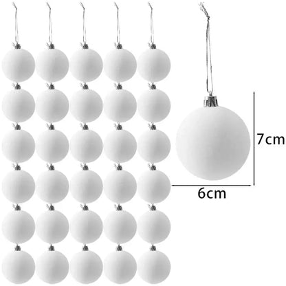 Christmas Balls – Tree Hanging Ornaments Habicare