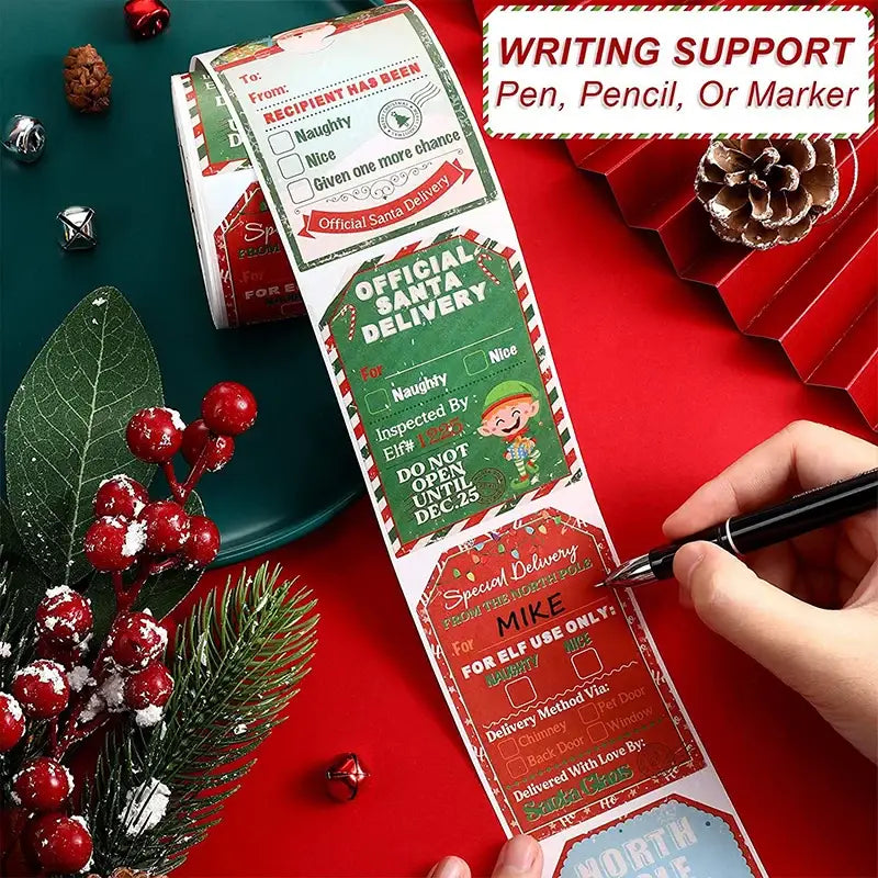 Christmas Gift Labels (200pcs) Habicare