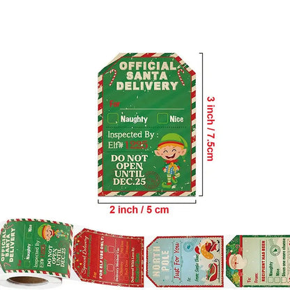 Christmas Gift Labels (200pcs) Habicare