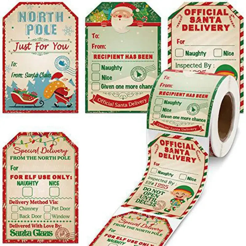 Christmas Gift Labels (200pcs) Habicare