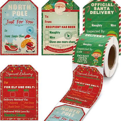 Christmas Gift Labels (200pcs) Habicare