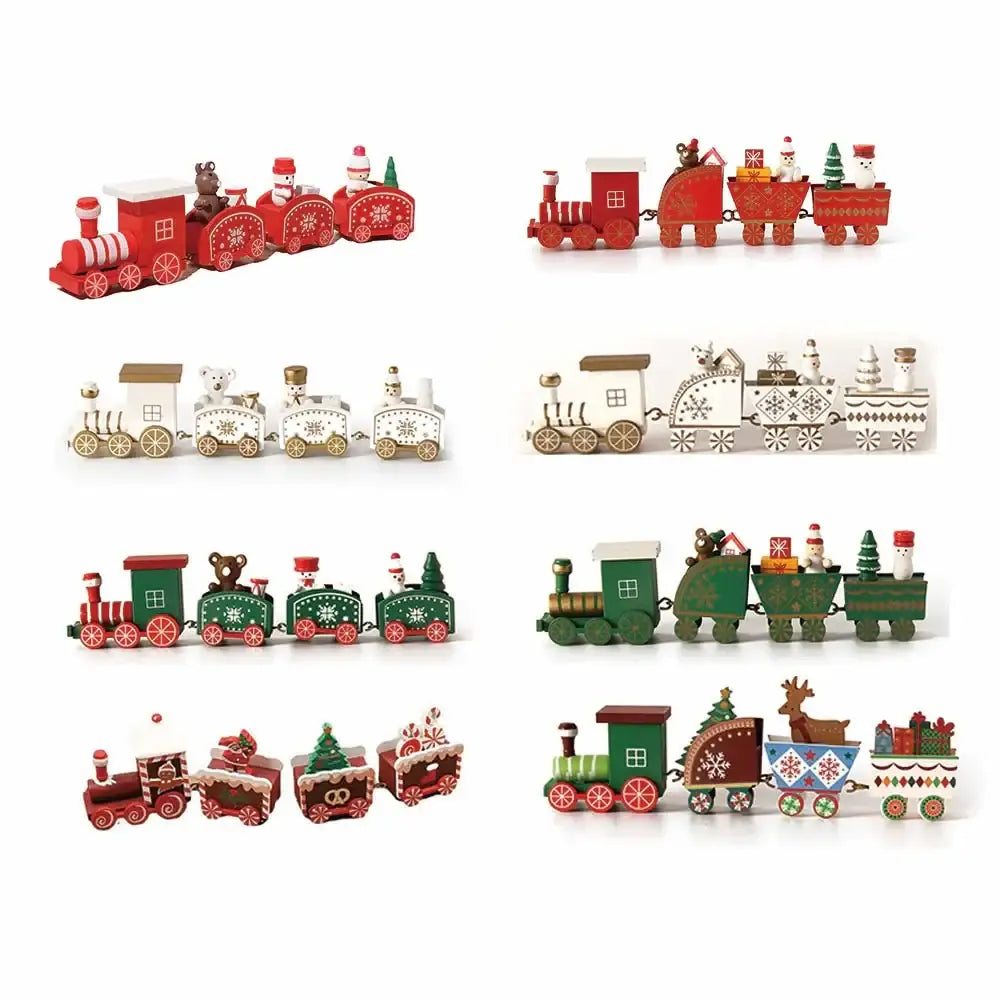Christmas Wooden Train Habicare