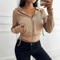 City Chic Slim Zip-Up Coat for Women
