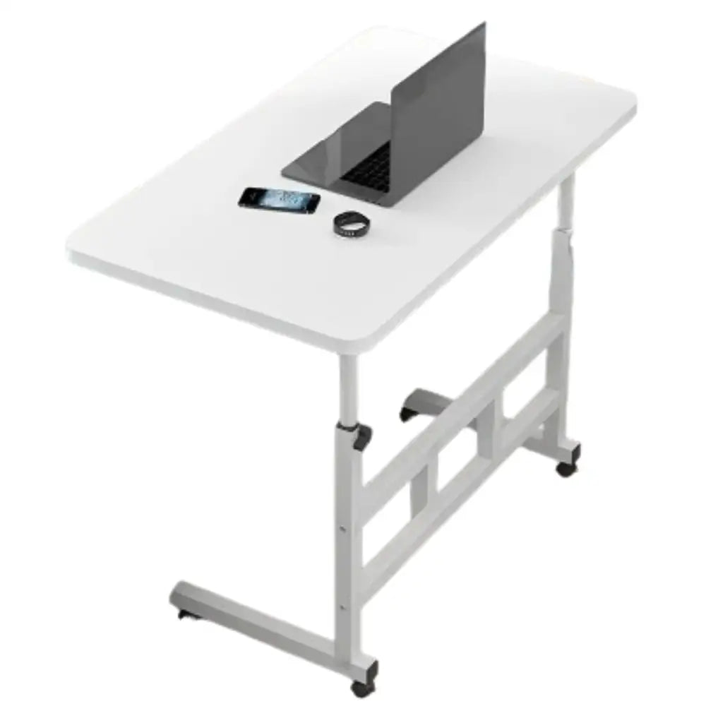Compact Adjustable Bedside Work Desk with a 4-Wheel Mobile Design Habicare