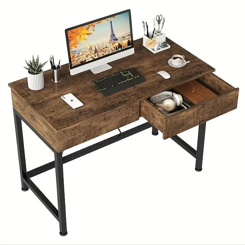 Computer Desk with Drawers (3 colours available) Habicare