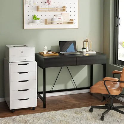 Computer Desk with Drawers (3 colours available) Habicare