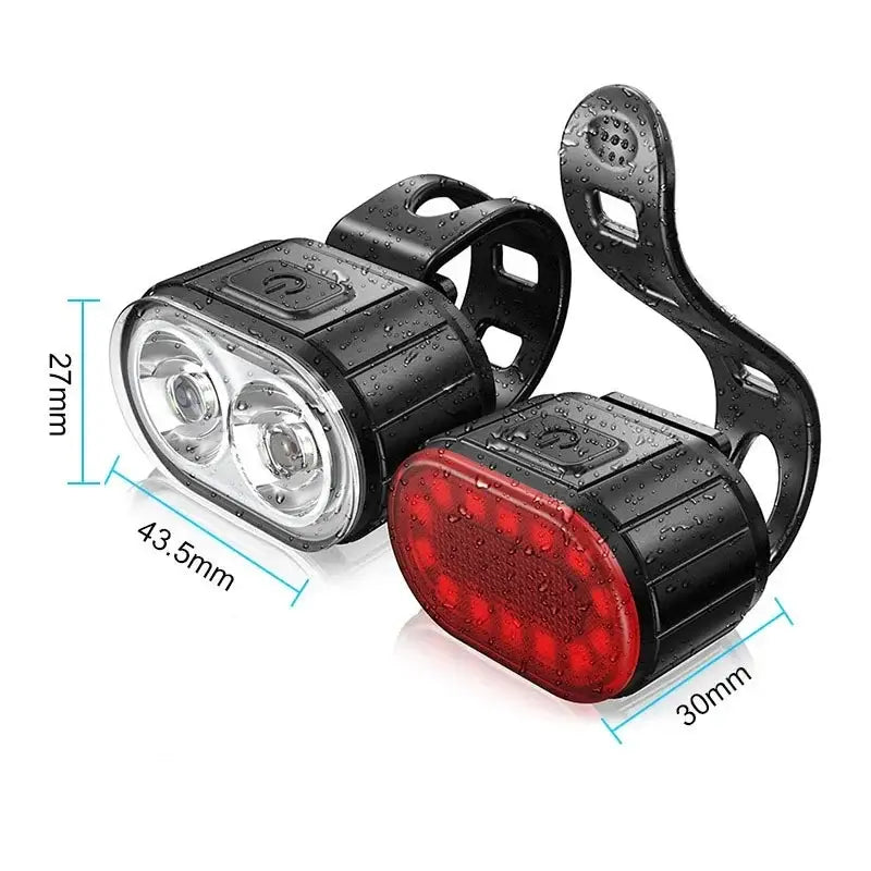 Bicycle Light Set (Front & Rear) Habicare