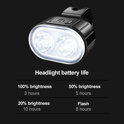 Bicycle Light Set (Front & Rear) Habicare