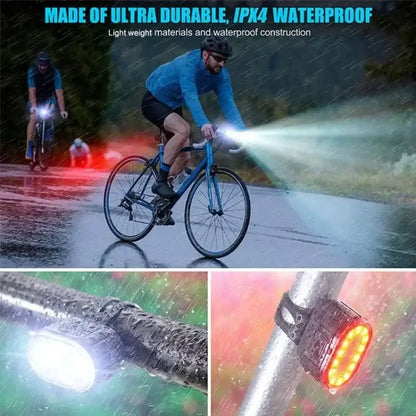 Bicycle Light Set (Front & Rear) Habicare