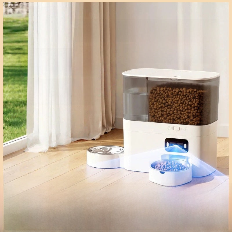 PawTime Duo Automatic Pet Feeder & Water Station