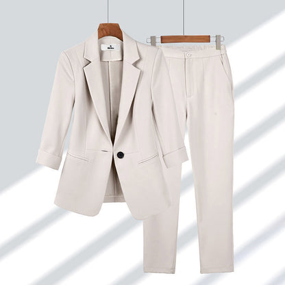 Women's Slim-Fit Two-Piece Trouser Suit – Modern Muse