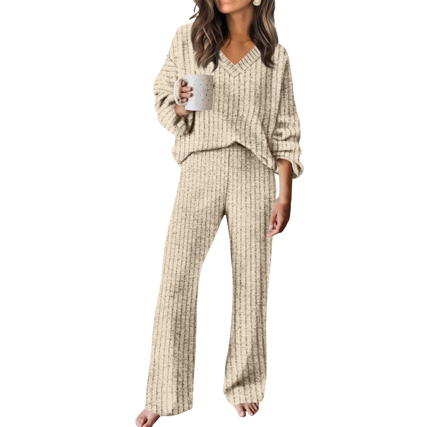 Casual Two-Piece Set with T-Shirt and Pants