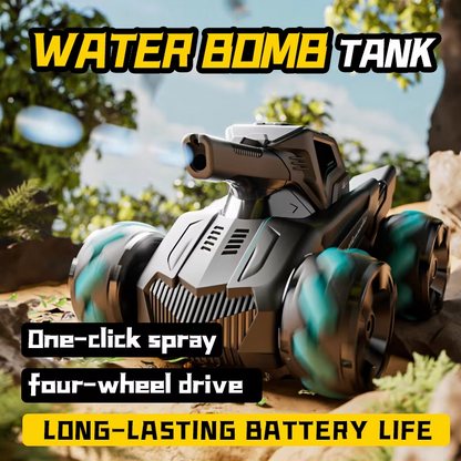 RC Car 4WD 2.4G Wireless Gesture Sensing RC Tank Water Bomb Spray Stunt dealonline.co.nz
