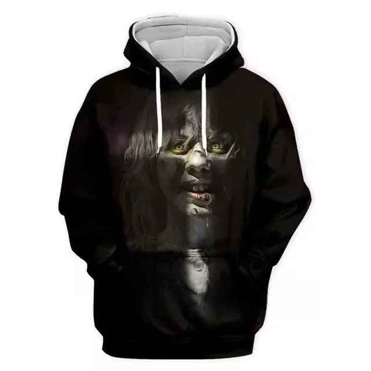 3d digital printing street men's crown sweatshirt