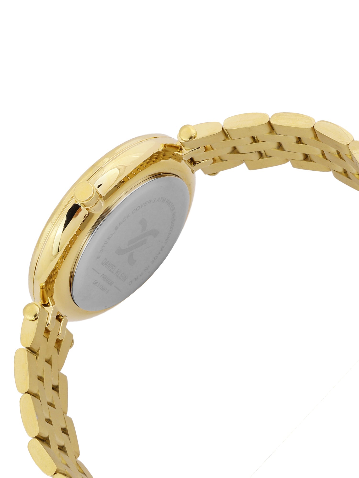 Daniel Klein Classic Silver Dial Gold Watch - DK.1.12997-3 Kiwi Watches