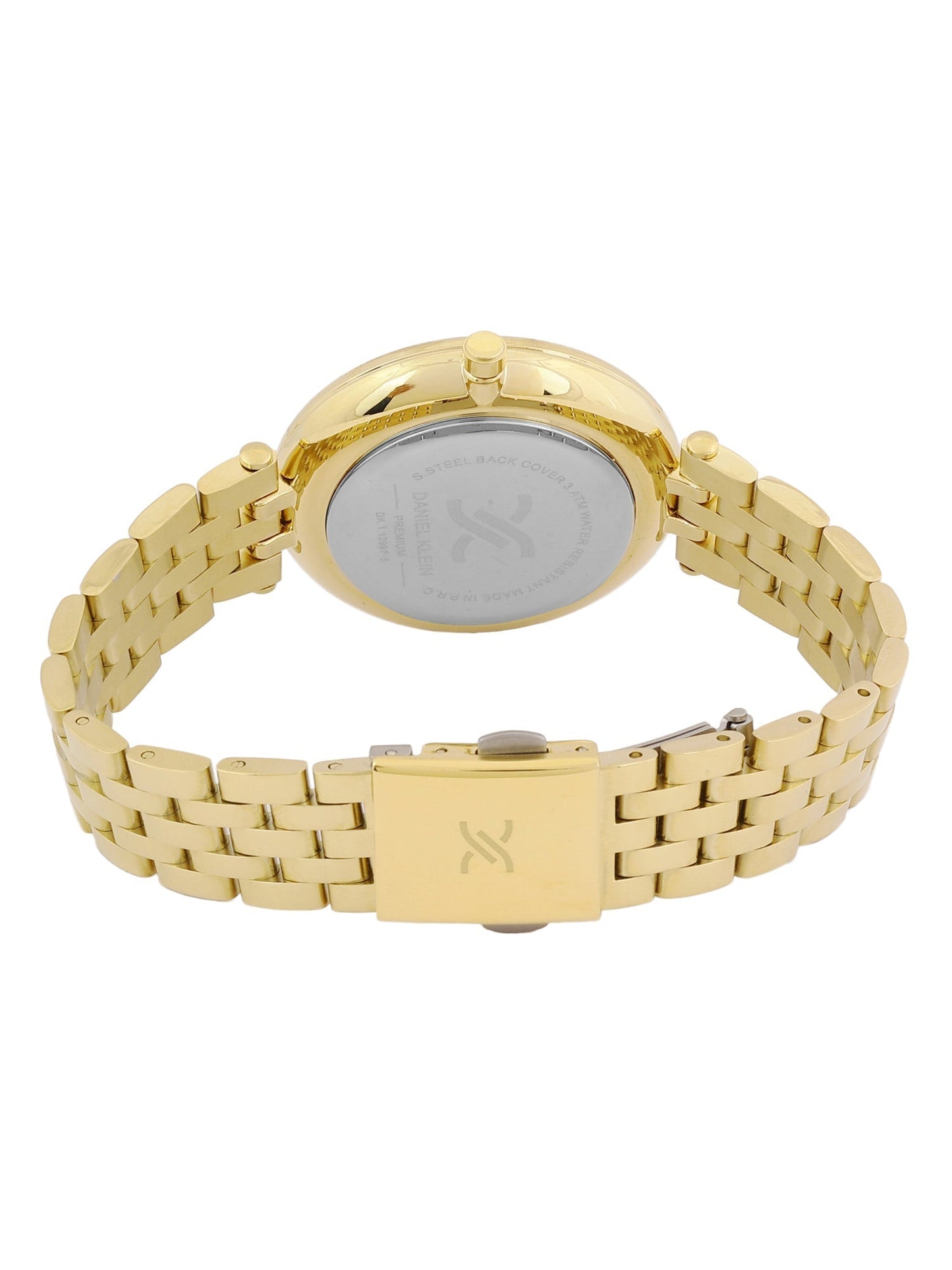 Daniel Klein Classic Silver Dial Gold Watch - DK.1.12997-3 Kiwi Watches