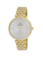 Daniel Klein Classic Silver Dial Gold Watch - DK.1.12997-3 Kiwi Watches