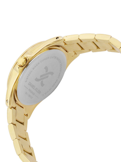 Daniel Klein Elite Silver Dial Gold Watch - DK.1.13011-3 Kiwi Watches