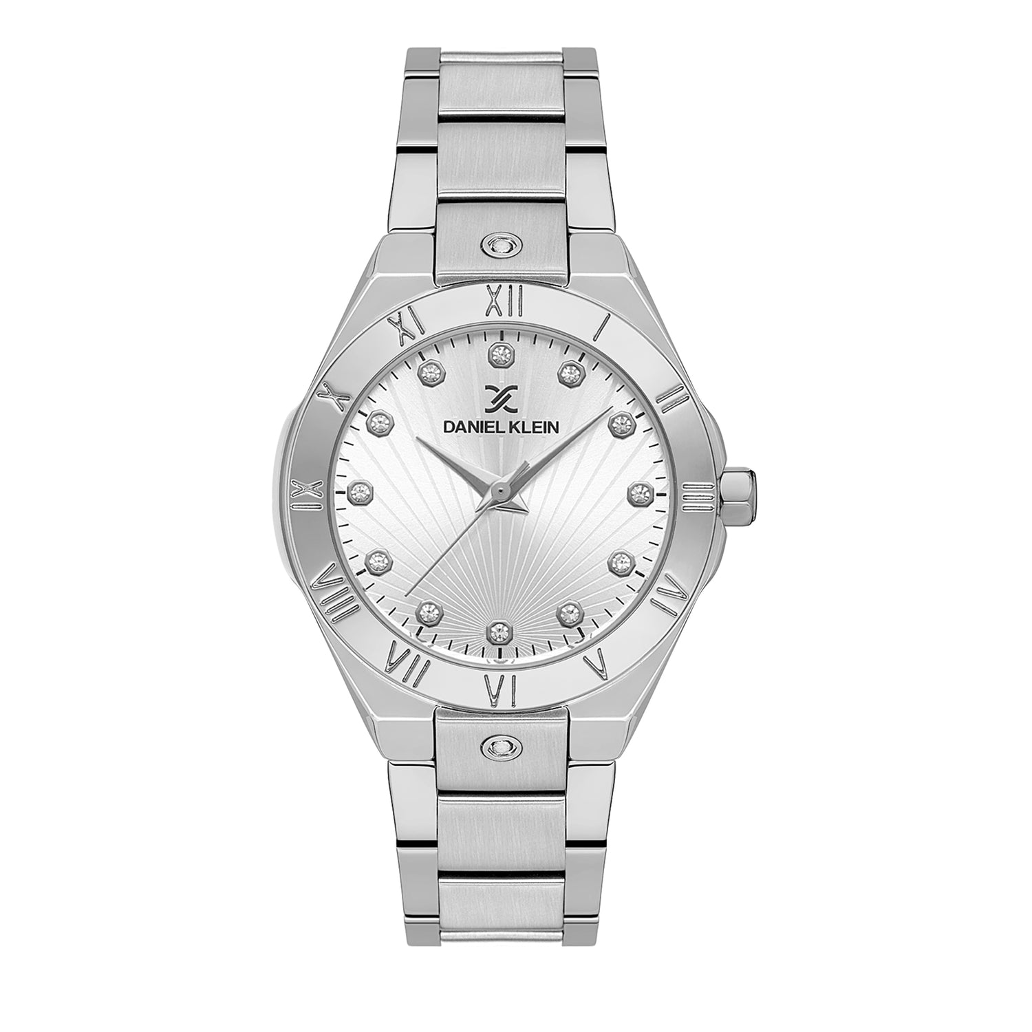 Daniel Klein Elite Three Hand Silver Watch - DK.1.13585-1 Kiwi Watches