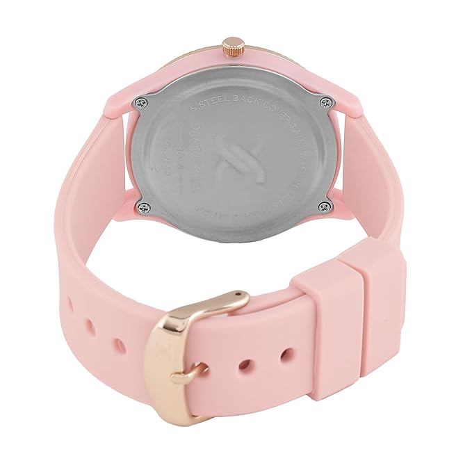 Daniel Klein Casual Pink Dial and Silicone Strap Watch - DK.1.12767-6 Kiwi Watches