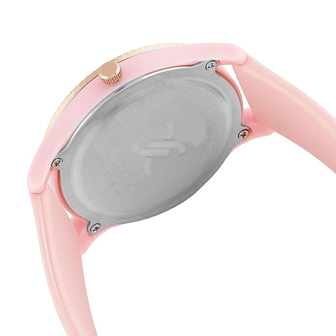 Daniel Klein Casual Pink Dial and Silicone Strap Watch - DK.1.12767-6 Kiwi Watches