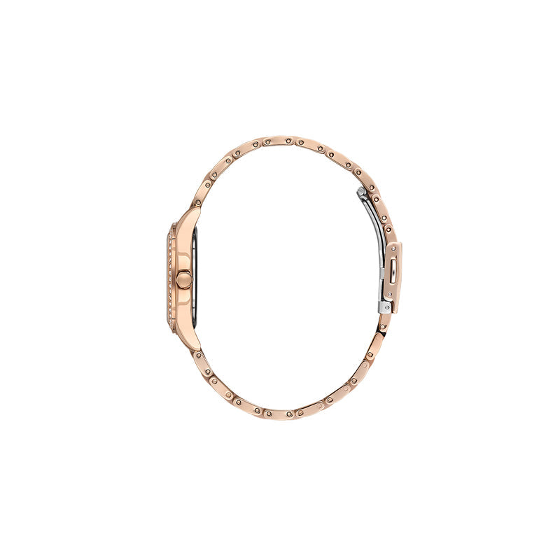 Daniel Klein Premium Dimond Navy Blue Dial Rose Gold Watch - DK.1.13866-5 Kiwi Watches