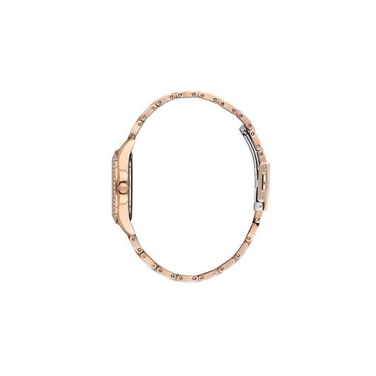 Daniel Klein Premium Dimond Navy Blue Dial Rose Gold Watch - DK.1.13866-5 Kiwi Watches