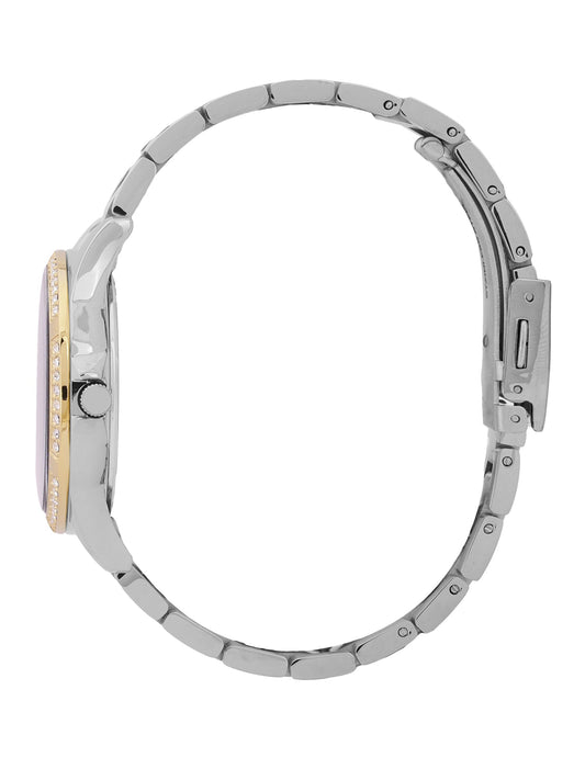 Daniel Klein Exclusive Dimond Multifuntion Black Dial Two Tone Watch - DK.1.12915-4 Kiwi Watches