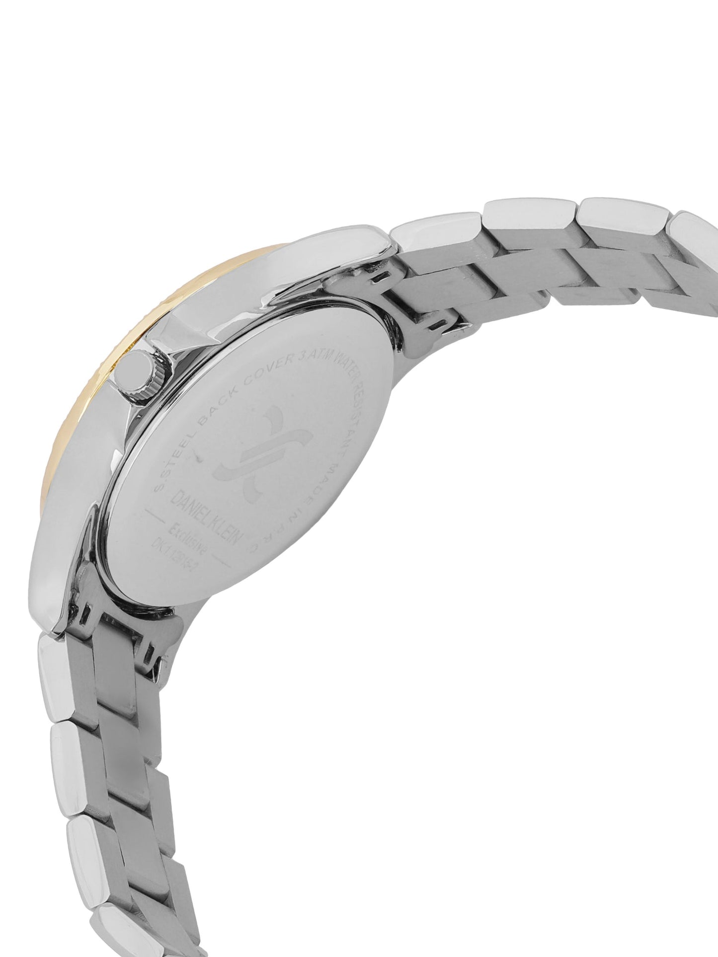 Daniel Klein Exclusive Dimond Multifuntion Black Dial Two Tone Watch - DK.1.12915-4 Kiwi Watches