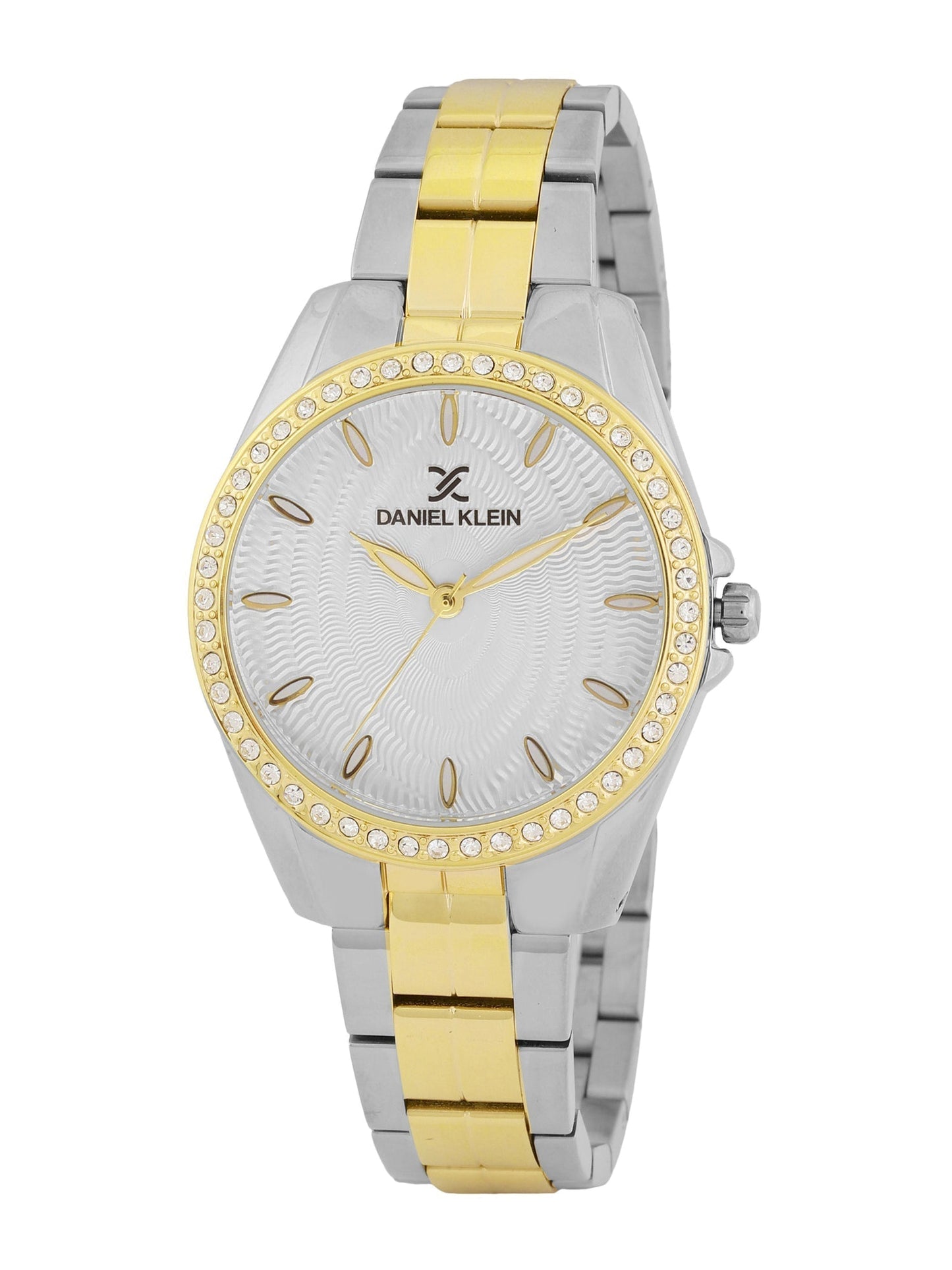 Daniel Klein Classic Silver Dial Two Tone Watch - DK.1.13011-5 Kiwi Watches