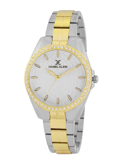 Daniel Klein Classic Silver Dial Two Tone Watch - DK.1.13011-5 Kiwi Watches