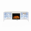 Dante' RGB LED Lighting TV Unit With Electric Fireplace