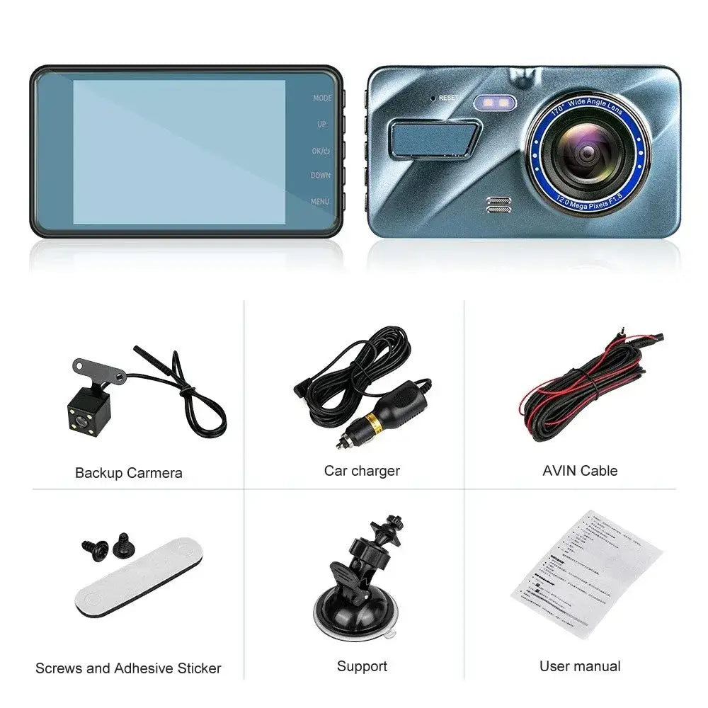Dash Cam (Full HD - Front & Rear) Habicare