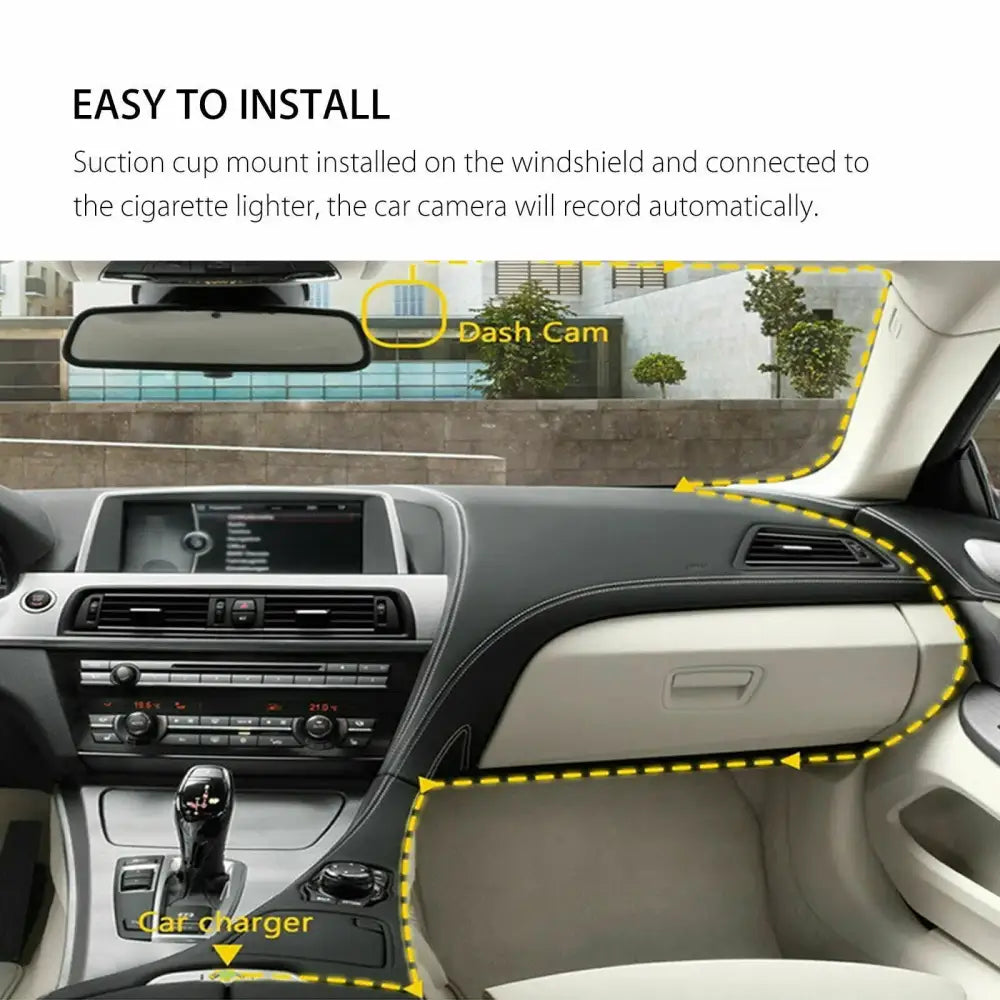 Dash Cam (Full HD - Front & Rear) Habicare