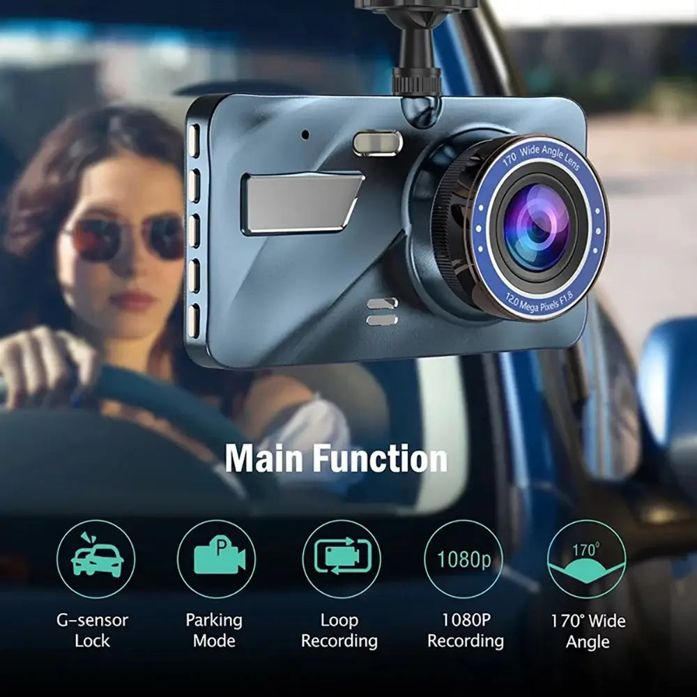 Dash Cam (Full HD - Front & Rear) Habicare