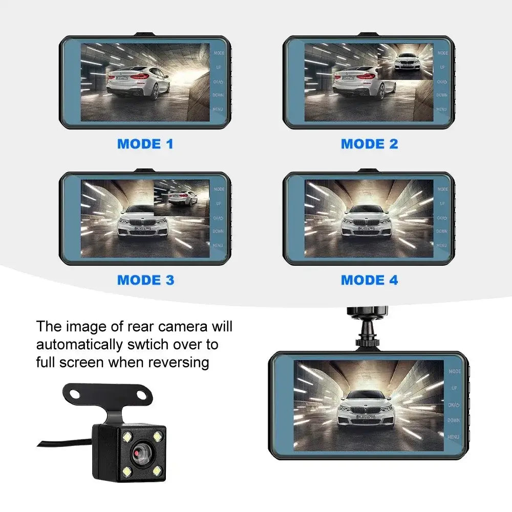 Dash Cam (Full HD - Front & Rear) Habicare