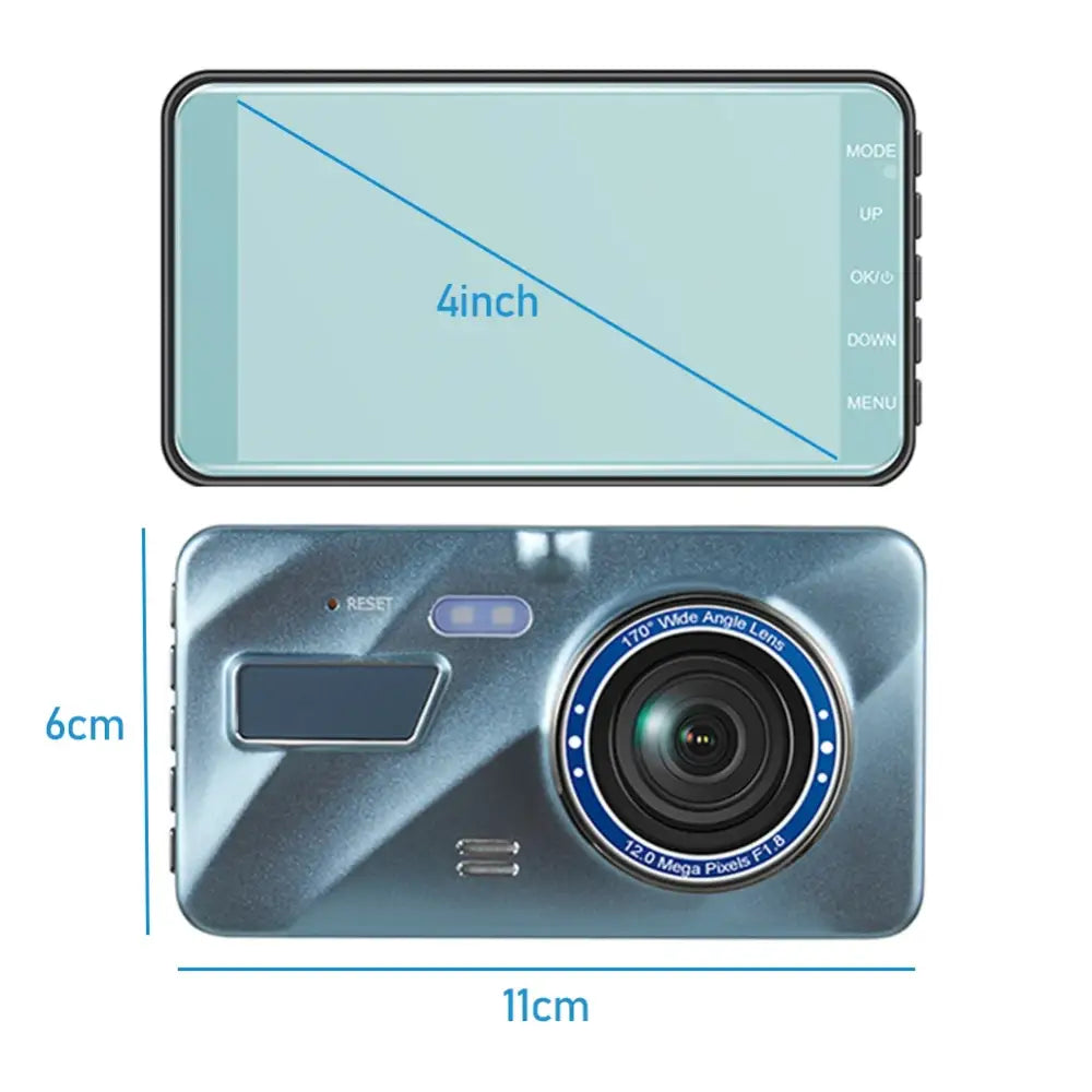 Dash Cam (Full HD - Front & Rear) Habicare