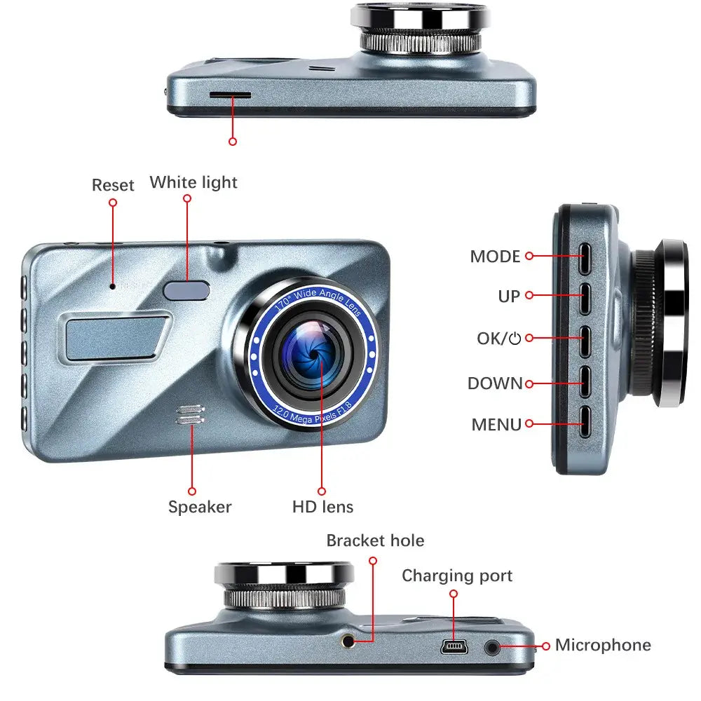 Dash Cam (Full HD - Front & Rear) Habicare
