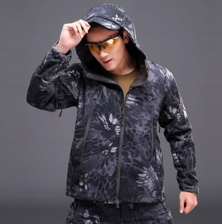 TAD Softshell Outdoor Jacket, Waterproof 3-in-1 Camouflage