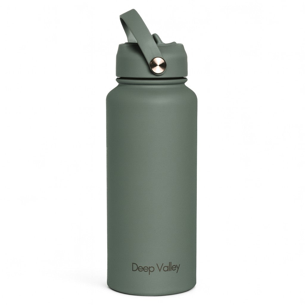 Bundle: Pea Green 1L Insulated Bottle + DayTrip Mini Bag - ShopHub