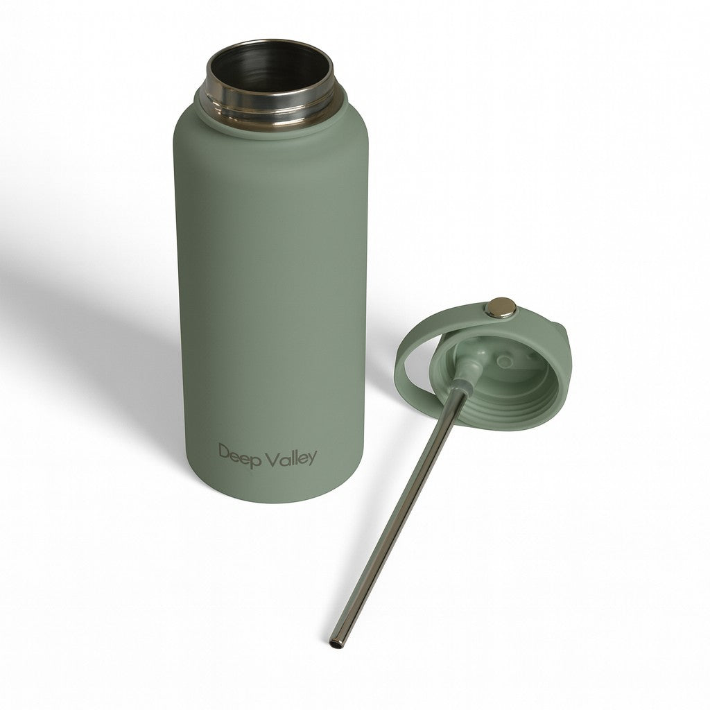 Bundle: Pea Green 1L Insulated Bottle + DayTrip Mini Bag - ShopHub