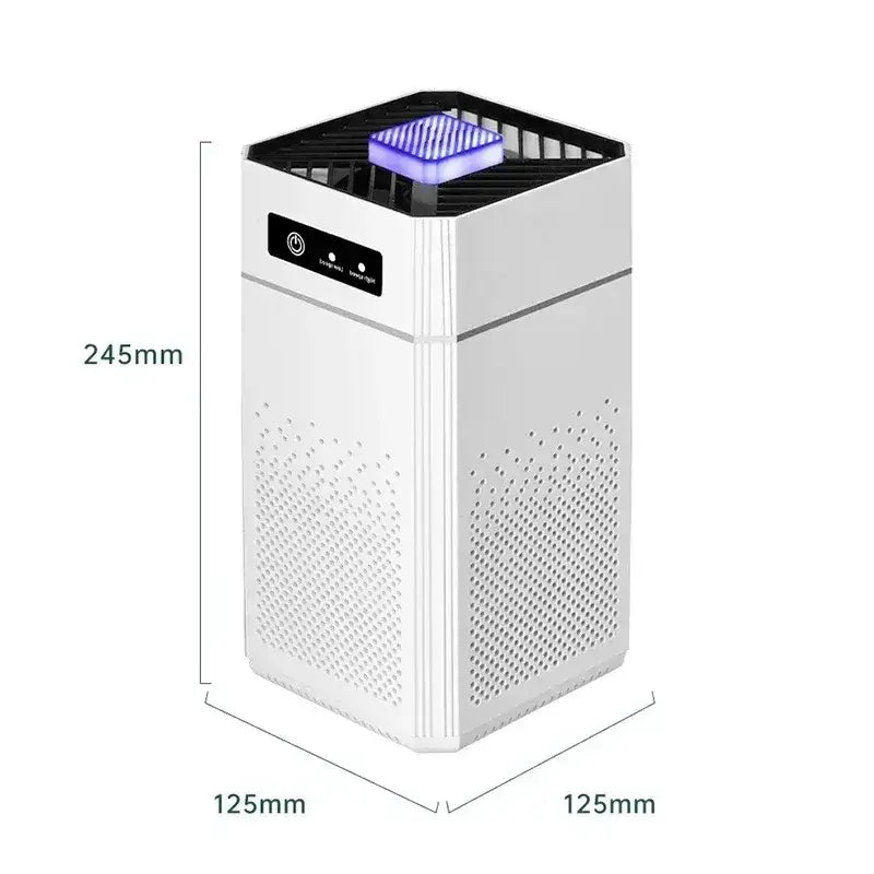 Desktop Negative Ion Air Purifier – Portable HEPA Air Cleaner & Odor Remover Habicare