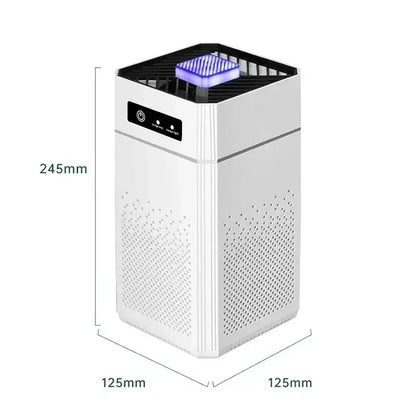 Desktop Negative Ion Air Purifier – Portable HEPA Air Cleaner & Odor Remover Habicare