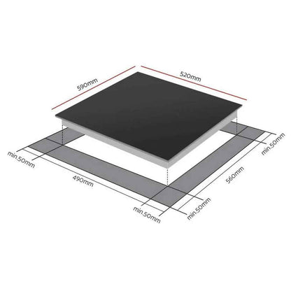 Devanti Induction Cooktop 60cm Electric Cooker