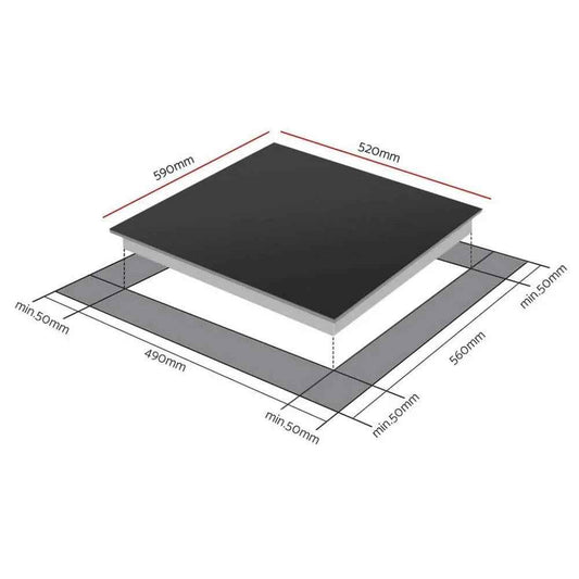 Devanti Induction Cooktop 60cm Electric Cooker